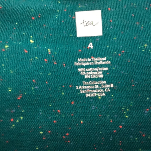 NEW Tea Collection Girl Dress size 4. - Picture 3 of 5